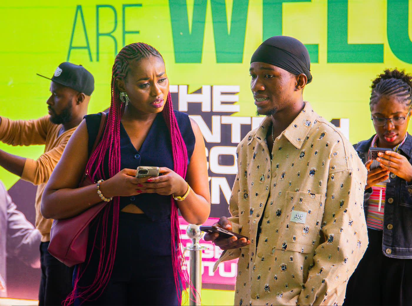 Guests chatting at NBA Week 2025